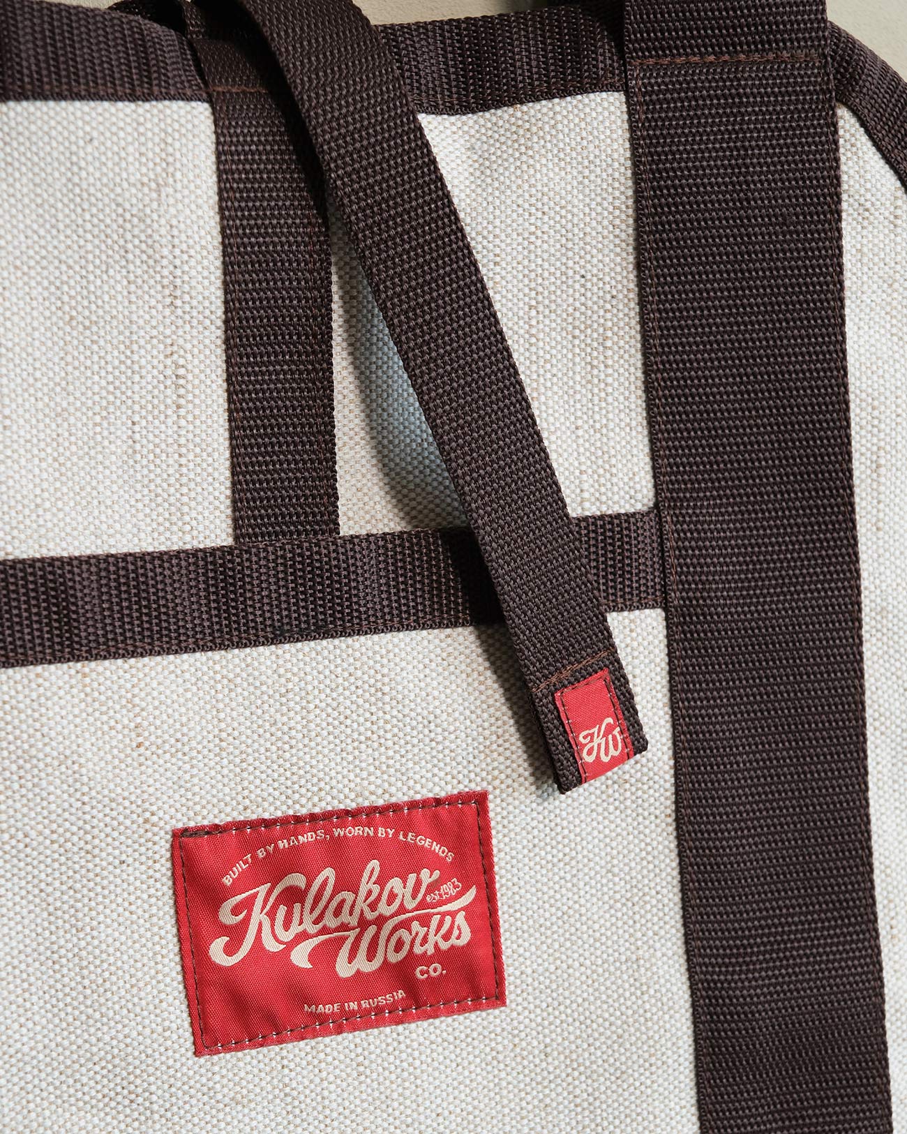 Стильная сумка для дров с длинными ручками и карманом