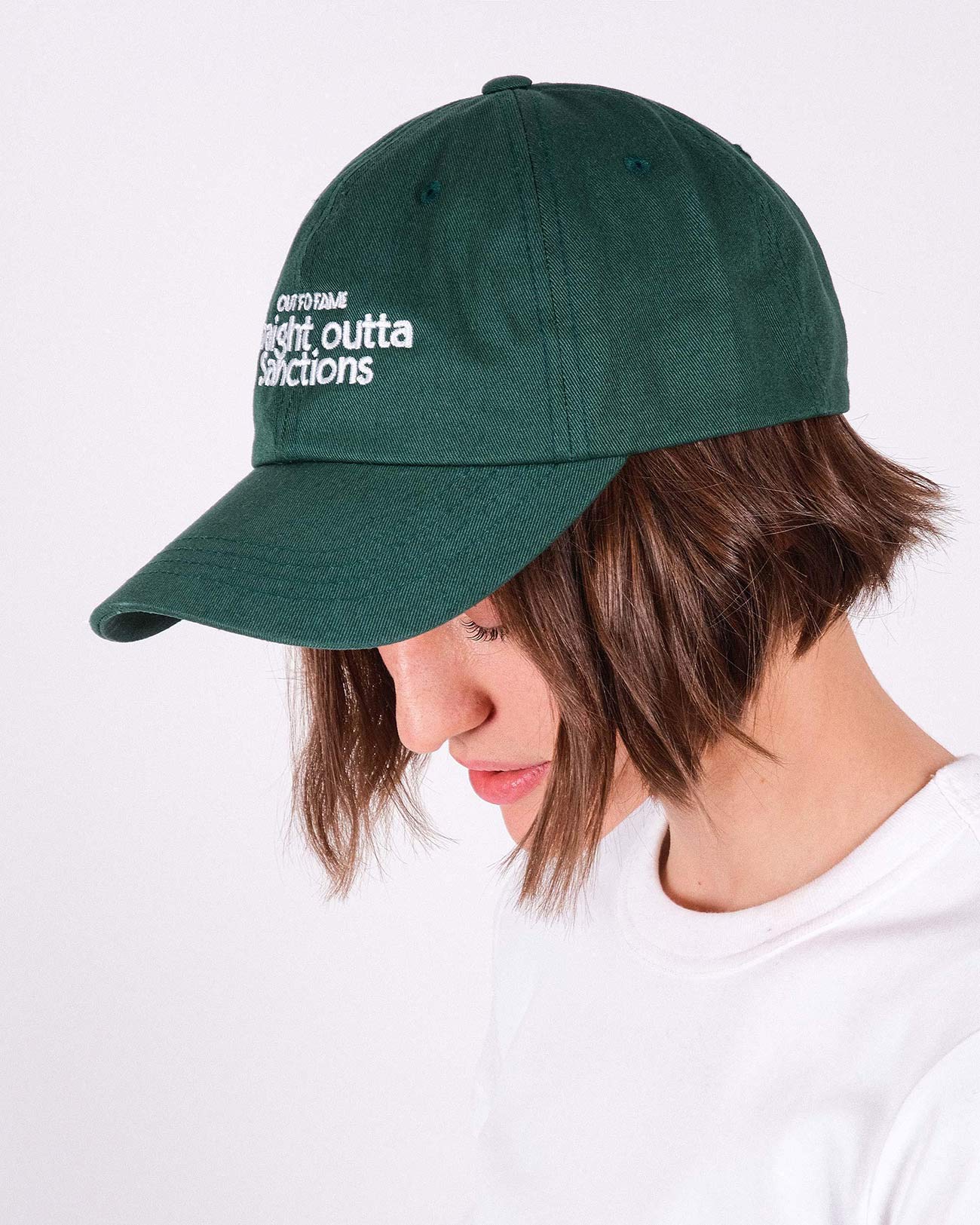 кепка dad hat зеленая 