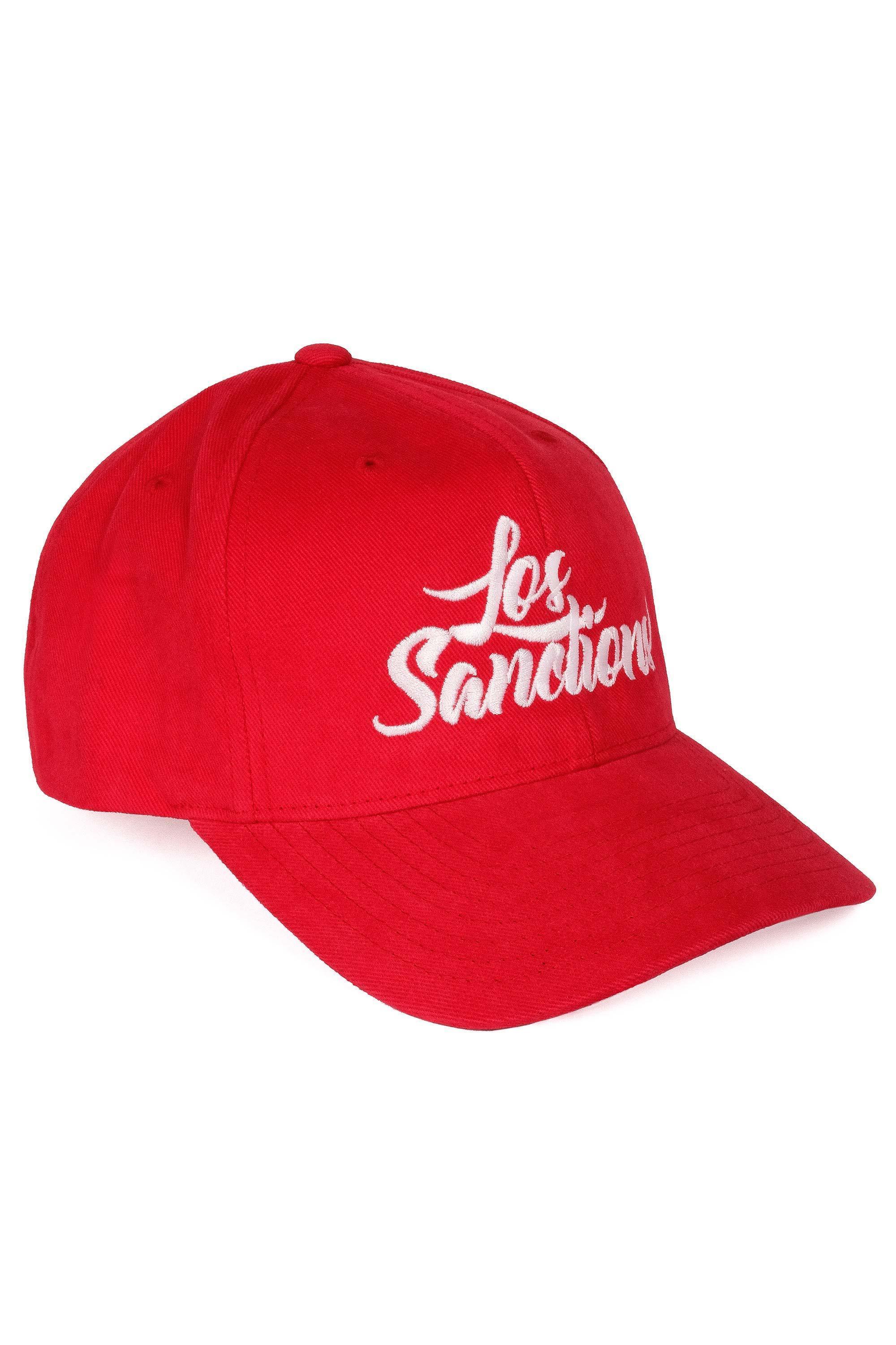 Красная классическая бейсболка OUT FO FAME Los Sanctions