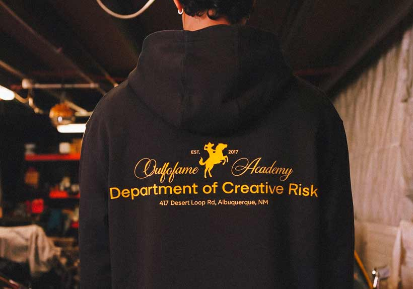 Утепленные худи OUT FO FAME "Creative Risk"