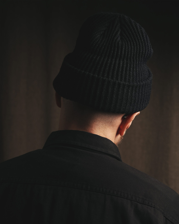 Серая шапка крупной вязки Kulakov Works