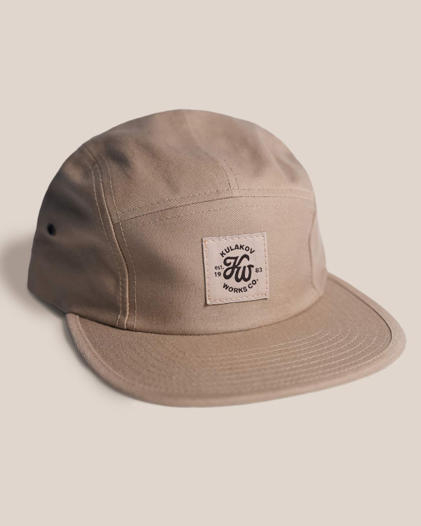 кепка пятипанелька бежевая Kulakov Works