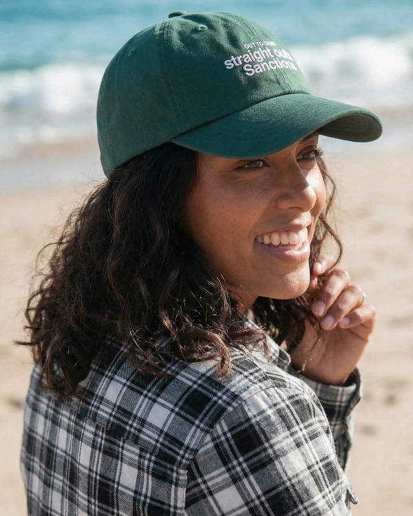 кепка зеленая Straight Outta Sanctions